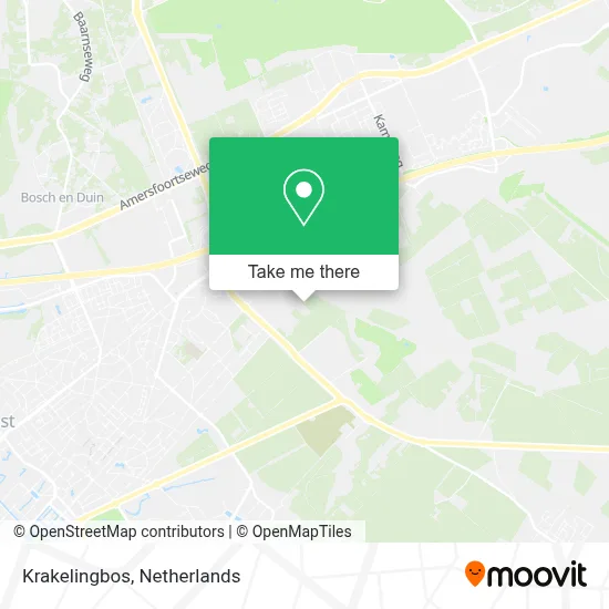 Krakelingbos map