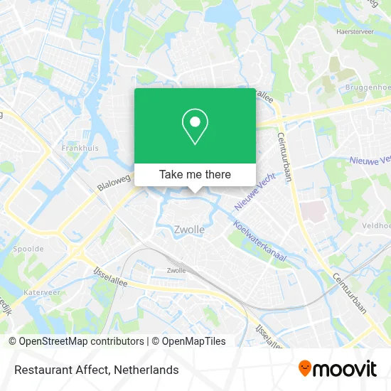 Restaurant Affect map