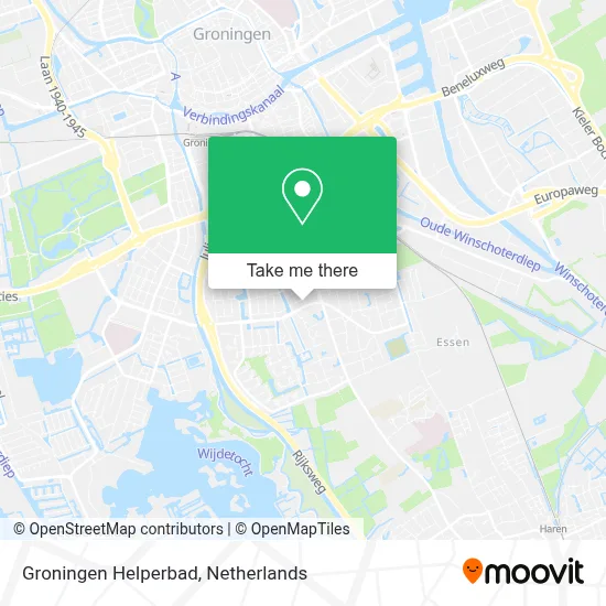 Groningen Helperbad map