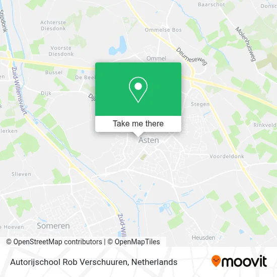 Autorijschool Rob Verschuuren map