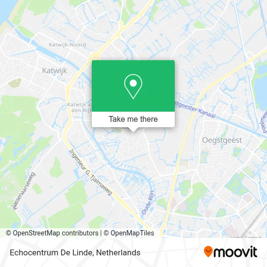 Echocentrum De Linde map