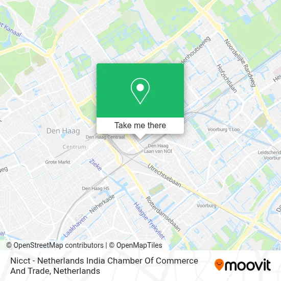 Nicct - Netherlands India Chamber Of Commerce And Trade map