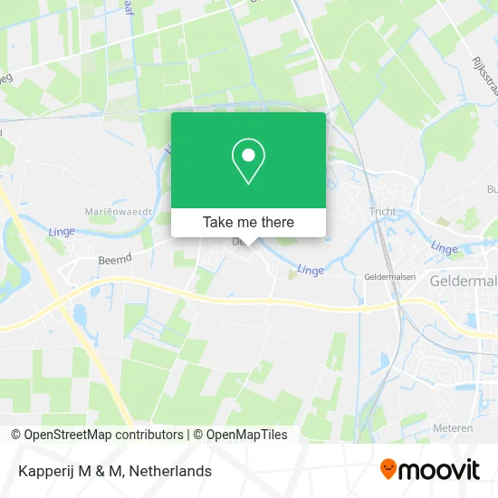 Kapperij M & M map