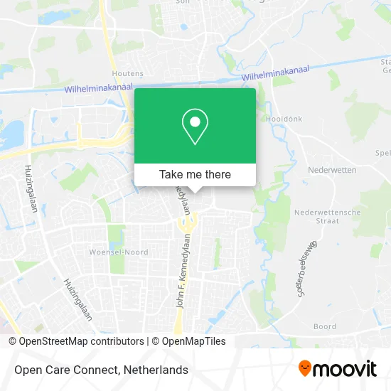 Open Care Connect map