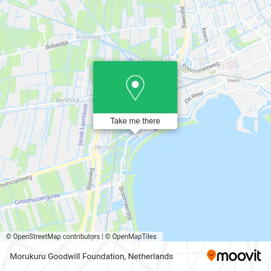 Morukuru Goodwill Foundation map