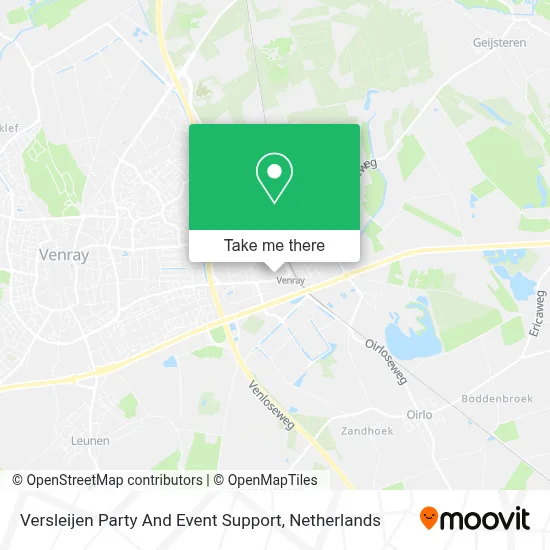 Versleijen Party And Event Support map