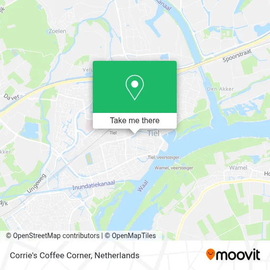 Corrie's Coffee Corner map
