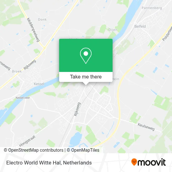 Electro World Witte Hal map