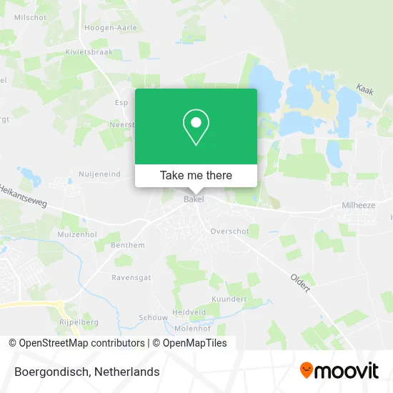 Boergondisch map