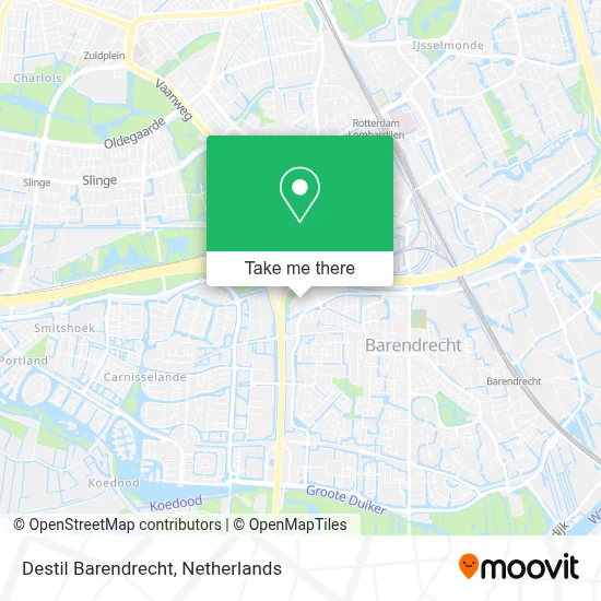 Destil Barendrecht map
