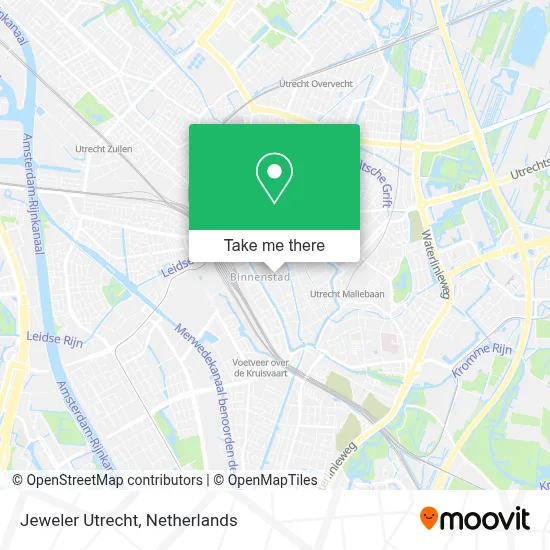 Jeweler Utrecht map
