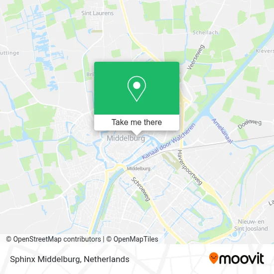 Sphinx Middelburg map
