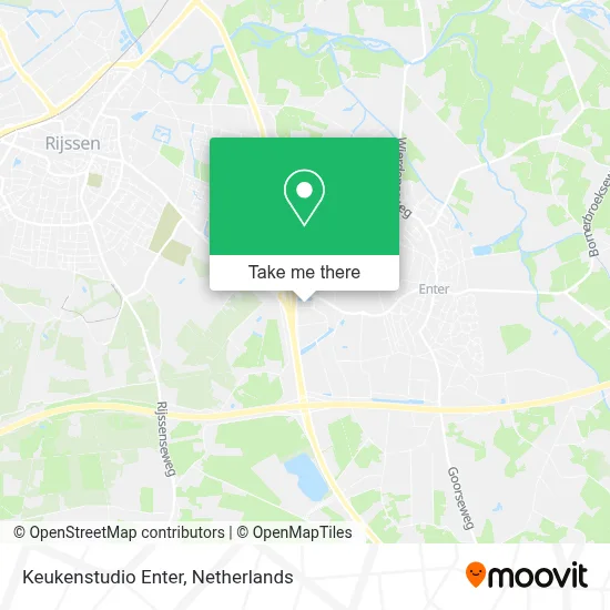 Keukenstudio Enter map