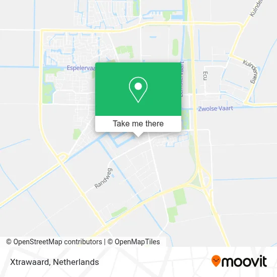 Xtrawaard map