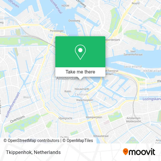 Tkippenhok map