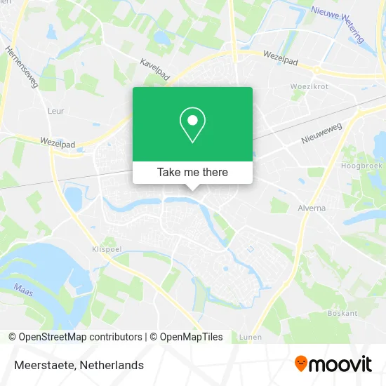 Meerstaete map