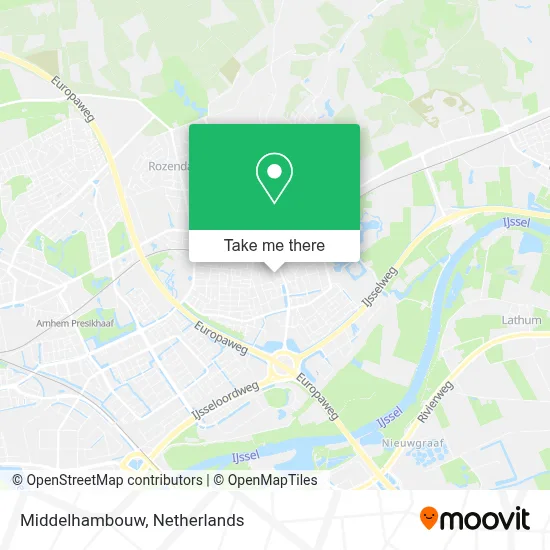 Middelhambouw map
