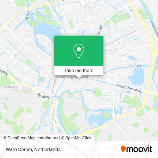 Wam Denim map