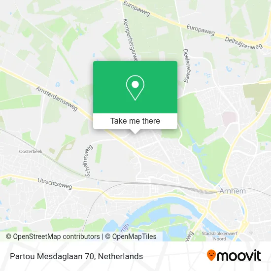 Partou Mesdaglaan 70 map