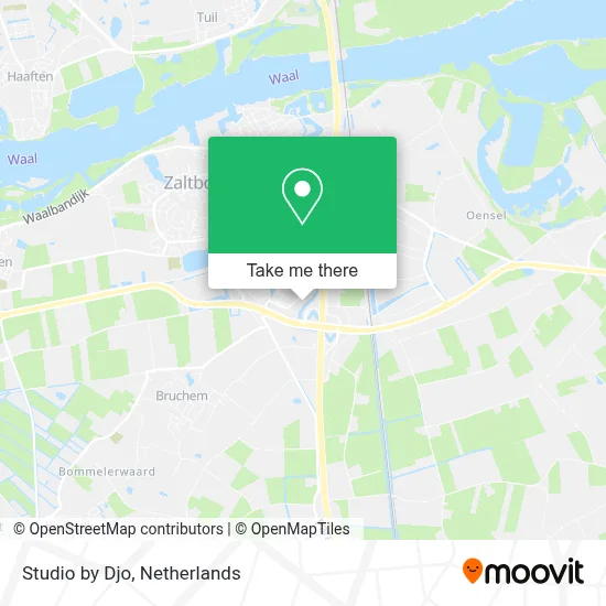 Studio by Djo map