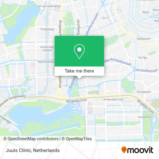Juuls Clinic map