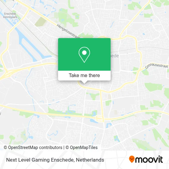 Next Level Gaming Enschede map