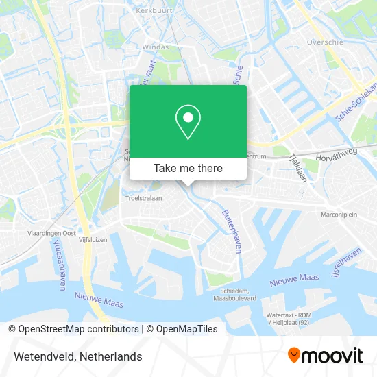 Wetendveld map