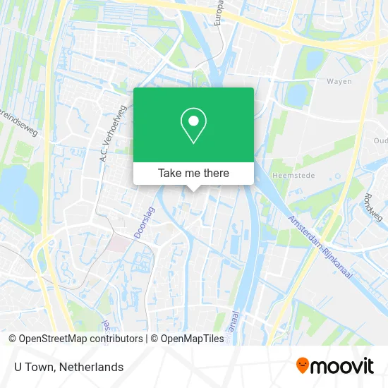 U Town map