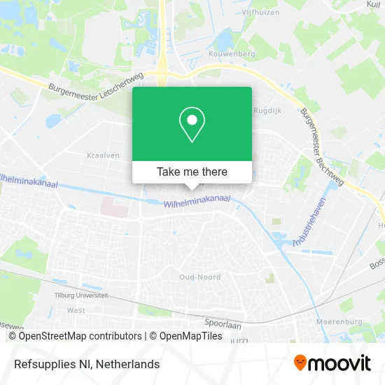 Refsupplies Nl map