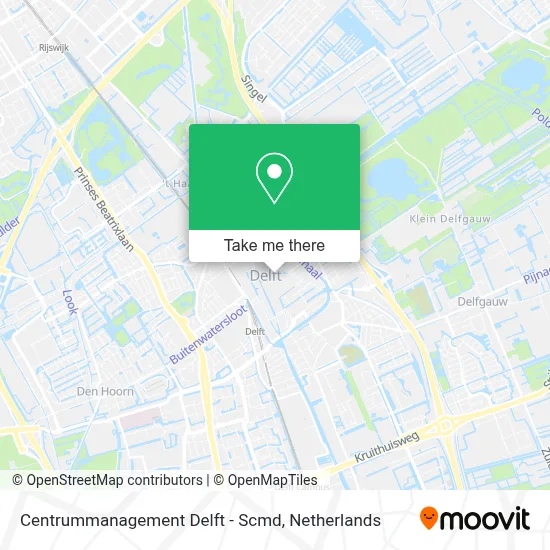 Centrummanagement Delft - Scmd map