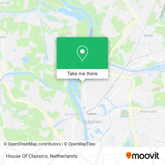 House Of Classics map