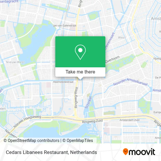 Cedars Libanees Restaurant map