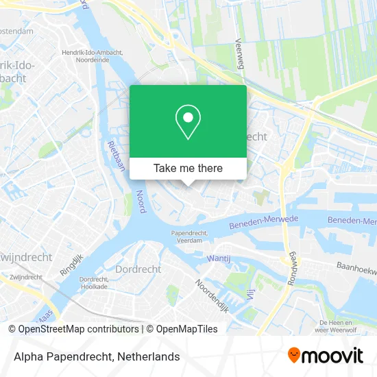 Alpha Papendrecht map