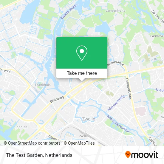 De Proeftuin Karte