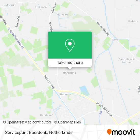 Servicepunt Boerdonk map