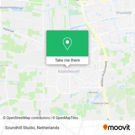 Soundhill Studio map