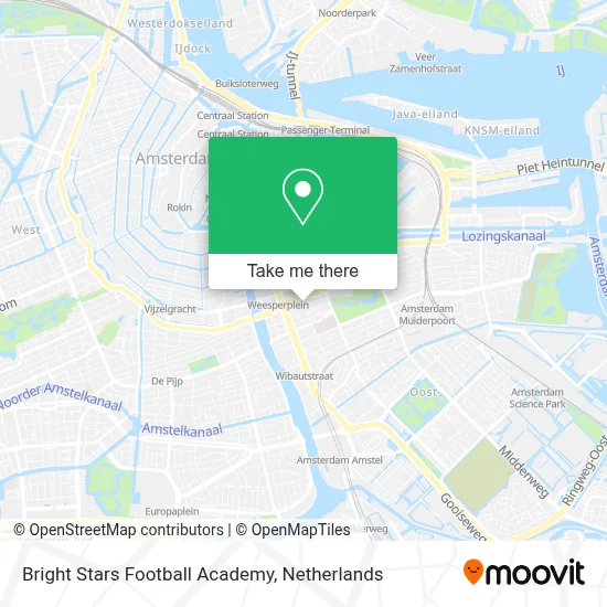 Bright Stars Football Academy map