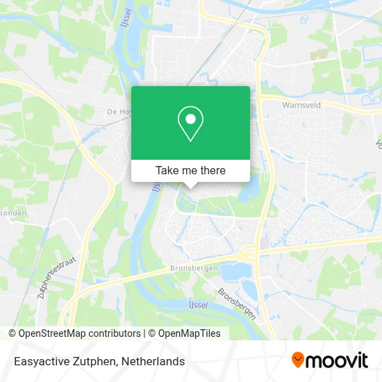 Easyactive Zutphen map