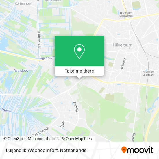 Luijendijk Wooncomfort map