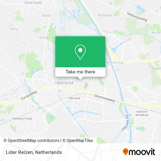 Lider Reizen map