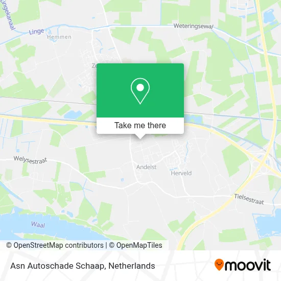 Asn Autoschade Schaap map