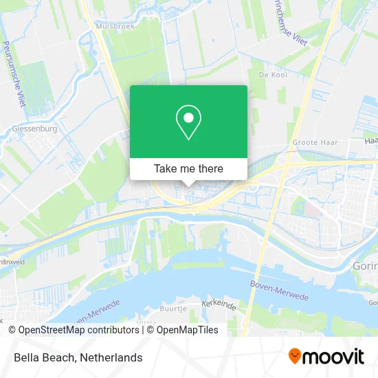 Bella Beach map