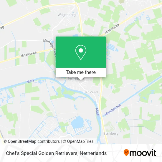 Chef's Special Golden Retrievers map