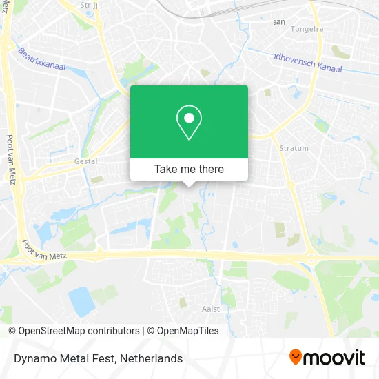 Dynamo Metal Fest map