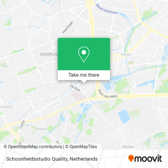 Schoonheidsstudio Quality map