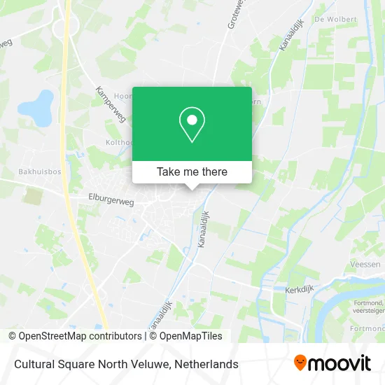 Cultural Square North Veluwe map