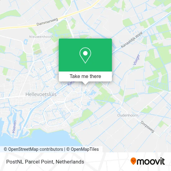 Postnl Pakketpunt map