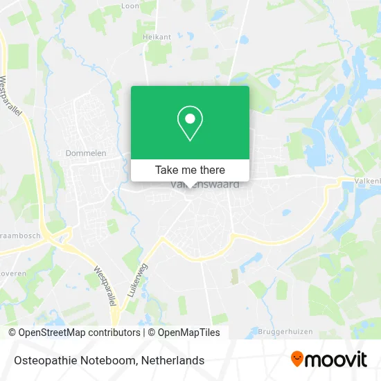 Osteopathie Noteboom map