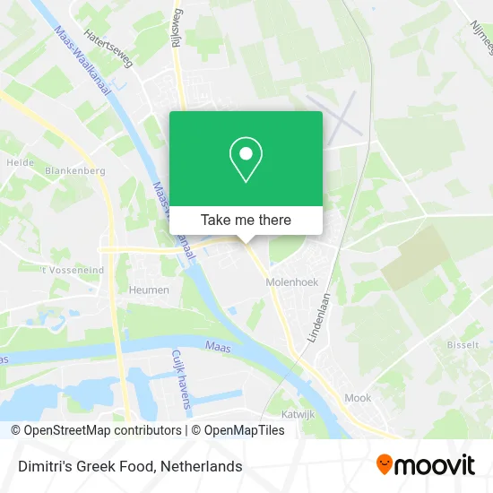 Dimitri's Greek Food map