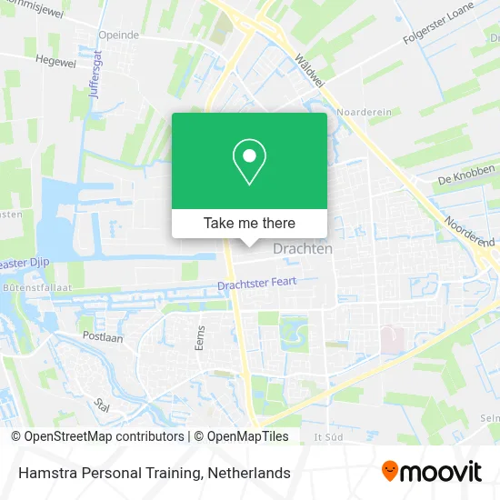 Hamstra Personal Training map